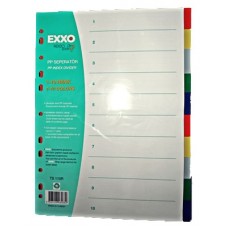 Separator plastic 10 (5*2) color EXXO